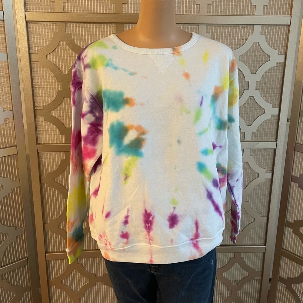 Custom Tie Dye Sweatshirt! Medium!